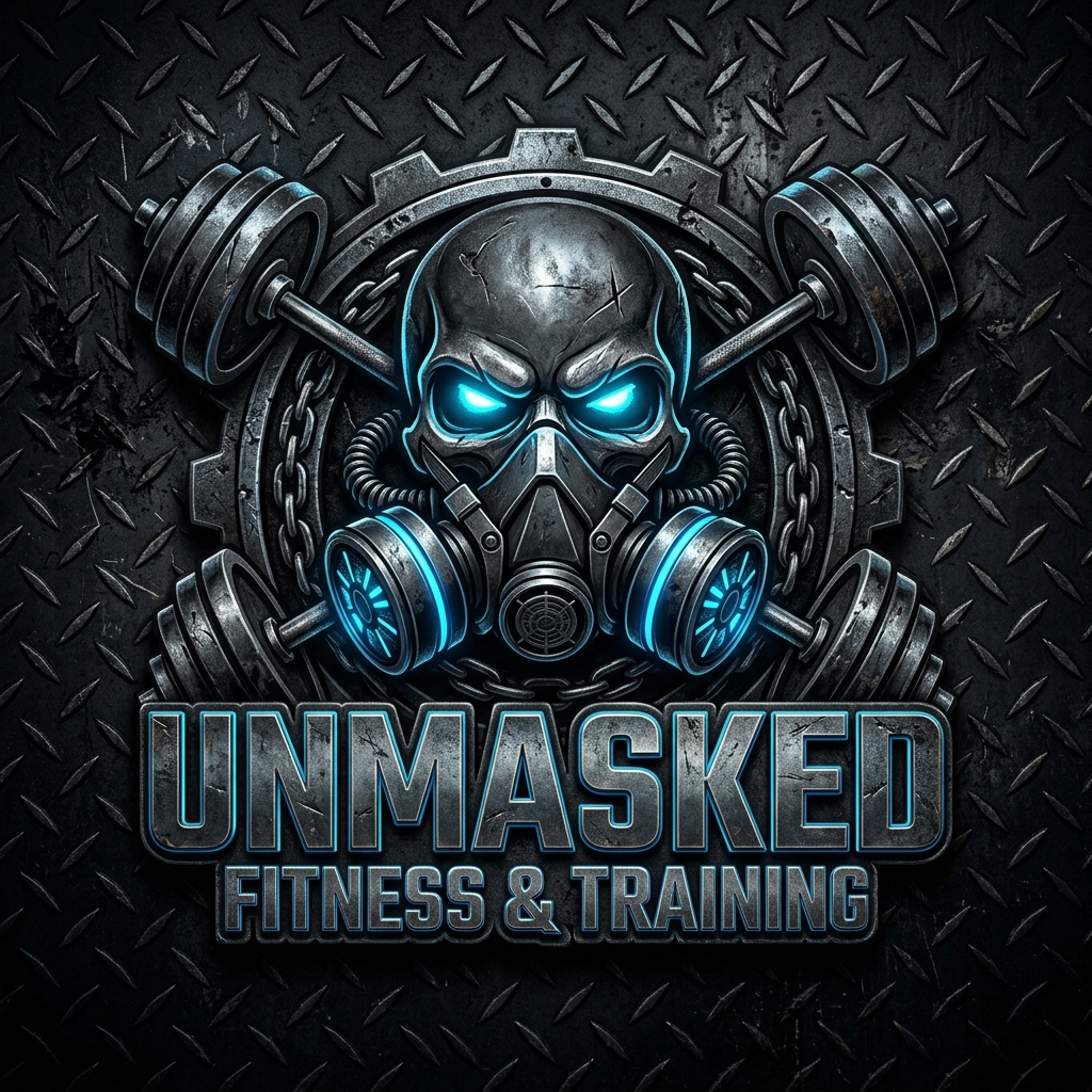 Unmasked Fitness & Training Skull Emblem